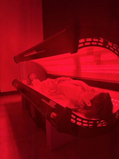 Red light therapy. 