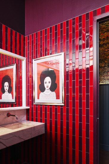 The restaurant was designed by Collect and Curate by Natalie Lieberman.