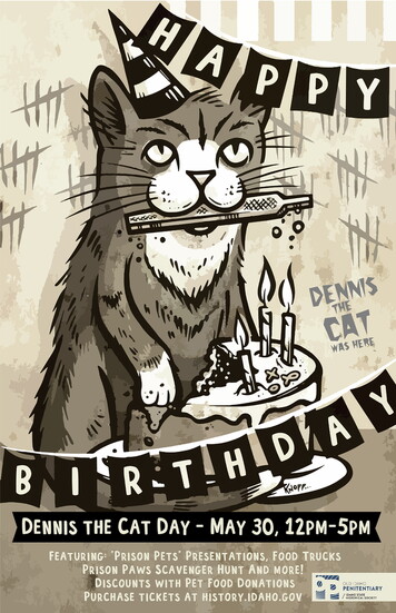 Dennis the Cat Day flyer. 
