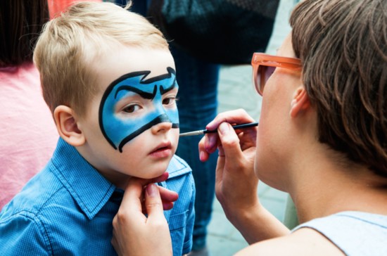 Face painting is always popular at Shuckles Corn Maze and Pumpkin Patch.