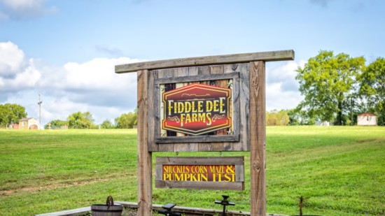 Fiddle Dee Farms in Greenbrier, Tennessee, the home of Shuckles Corn Maze and Pumpkin Patch