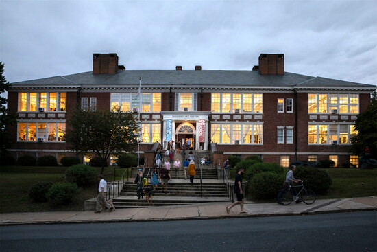The front of the McGuffey Art Center. Photo Credit: Stacey Evans.