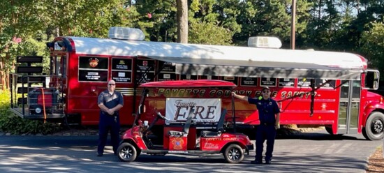 Fire Safety Bus and EMS Street Golf Cart