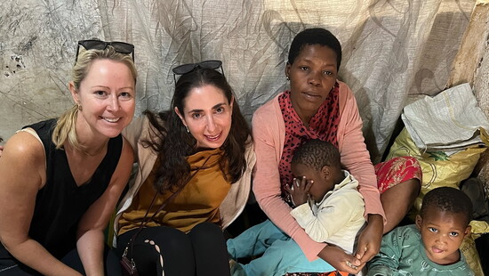 Dr. Ronnie Klein and Monica Mancusi-Ungaro in Tanzania.