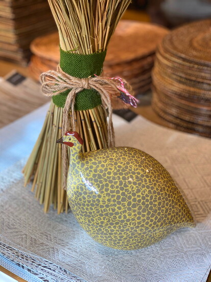 Speckled French Guinea Hen