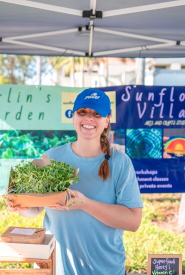 Sprouts and micro greens at Venice Farmers' Market 