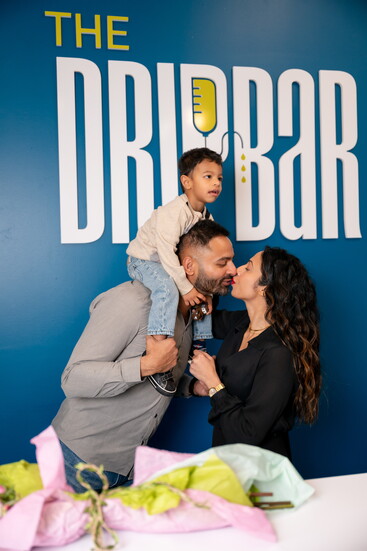 Sul and Ruksana Salam and their son, Elijah