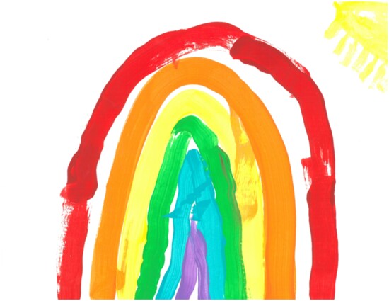 Clayton's St. Jude's artwork.