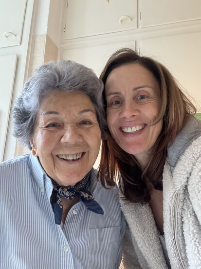 My aunt and me