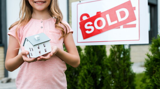 Official homeowners! This little one is ready to turn this house into a home.