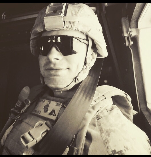 Marine veteran Corey Collins
