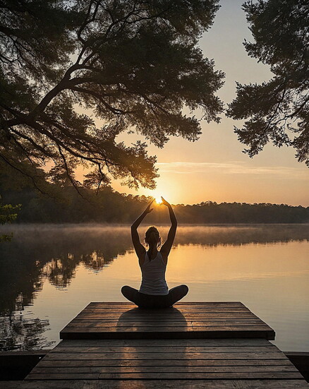 Sunrise at the Buddhi Institute retreat 