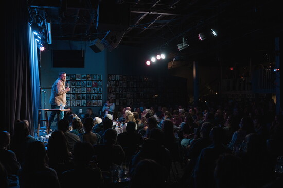 Aaron performs at the inaugural Prader Silly benefit in 2025
