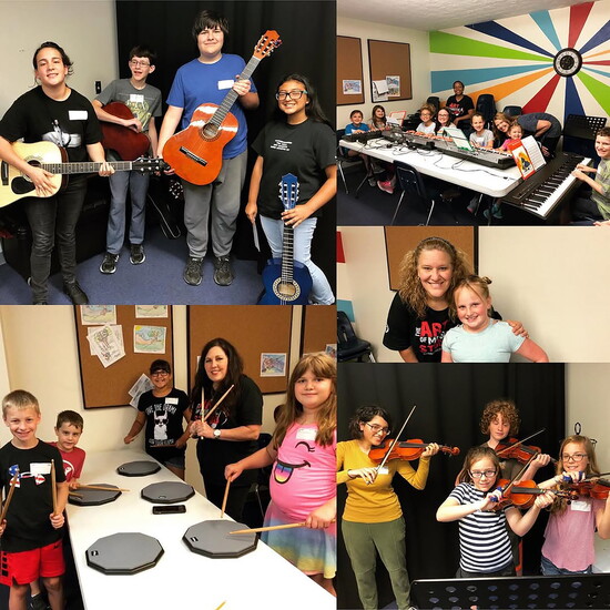 Students of all ages explore instruments, theatre, and creativity at The Art of Music Studio.
