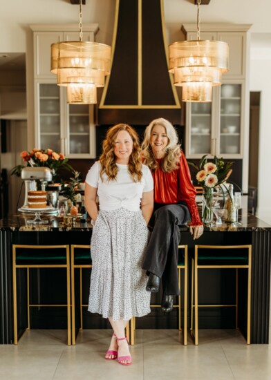 Julie Kuney (left), Pastry Chef, and Lauren Weinberg (right), Designer of Finery & Cake