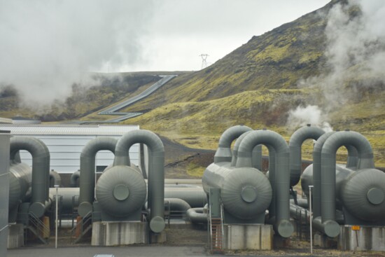 Iceland’s power plants have become tourist destinations, such as the Hellisheioi Power plant near Reykjavik. It draws energy from nearby underground volcanic ac