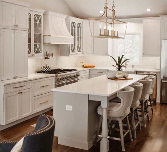Truly the heart of this home, the new kitchen spills into the living room and is ready for family memories to be made.
