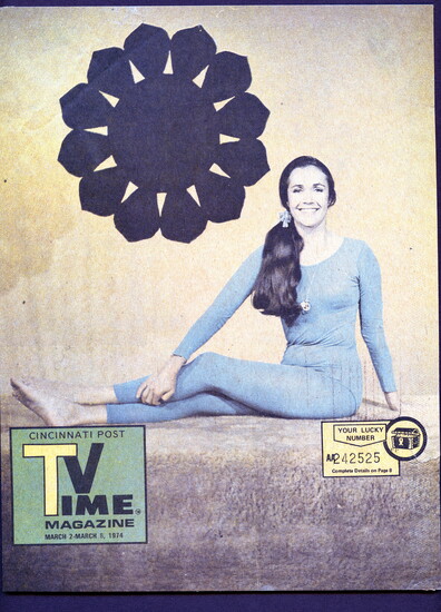 Lilias on the cover of a 1973 TV Guide. 