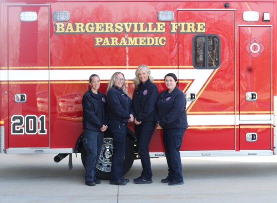 Bargersville Fire EMS: Cathy Durkalski, Katrina Held, Tiffany Patterson, Liza Nash / Photo by Amber Gilcrest