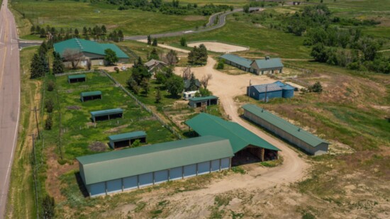 Aerial View of Bell Mountain Equestrian Center