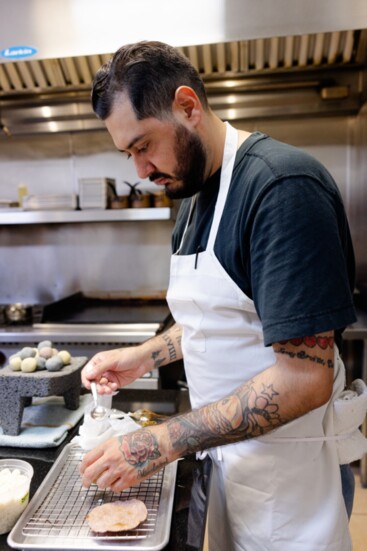 Chef Chavez describes Tatemó as something between a speakeasy and an exclusive restaurant. 