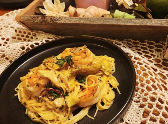 Tarragon Shrimp Capellini