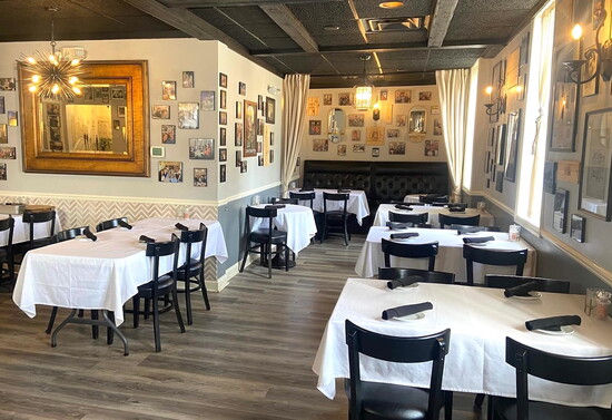 Nonna Maria's cozy dining room