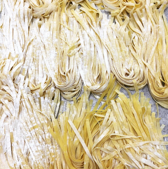 Handmade pasta at Cafe Cortina