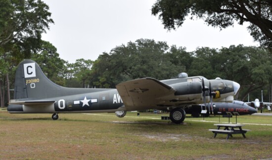 A B-17 is one of many warbirds at the Air Force Armament Museum PC: Lance Thompson