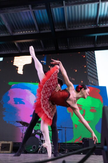 2022's reimagined Pointe Ball was an Andy Warhol-themed Spring Soirée. Photo by Eric Lucky.