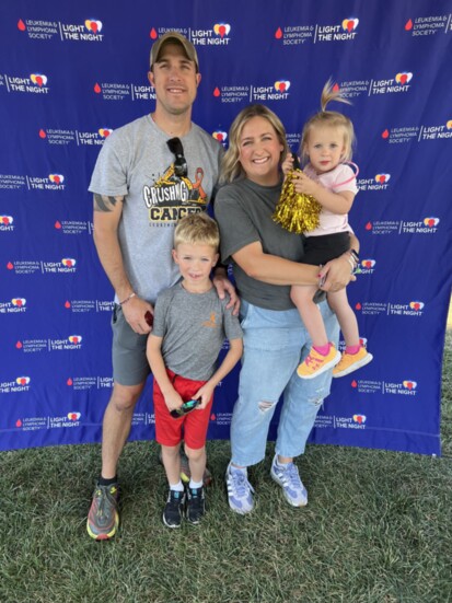 The Strickler Family: Matt, Marissa, Grady (6) and Violet (2)