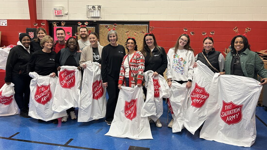 Salvation Army Christmas volunteers work to make the season special for people in need.