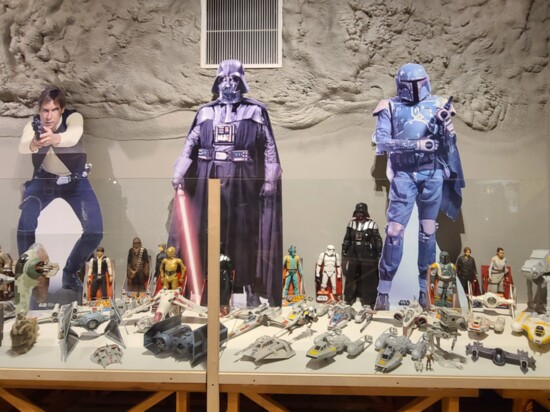 One of several "Star Wars" dioramas (Photography Lindsey Davies)