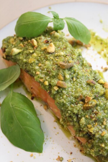 Pistachio Crusted Salmon