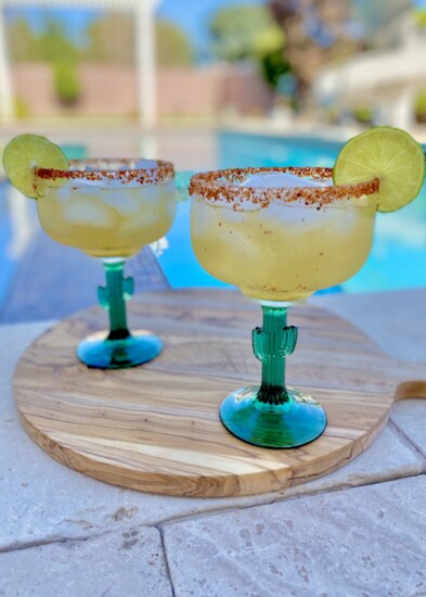 Roasted Hatch Chile Margaritas
