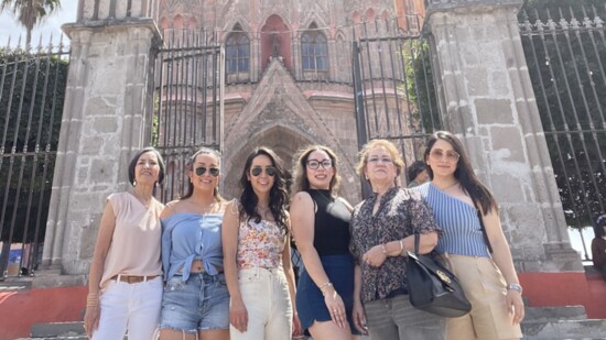 Gemma and family members in Mexico for the holidays.