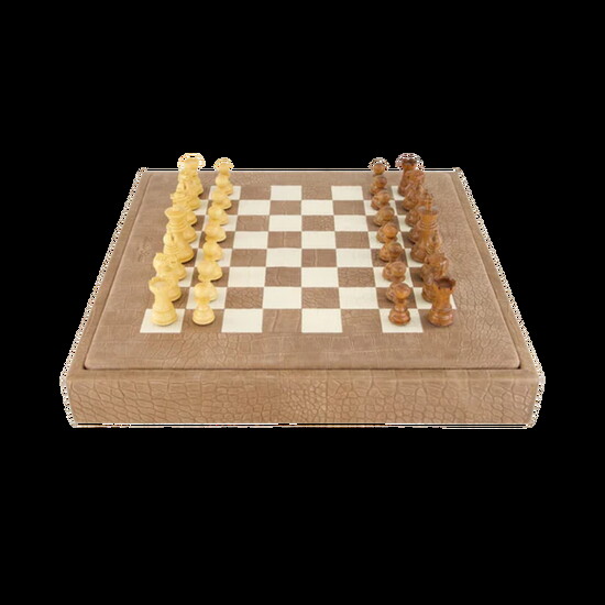 Hector Saxe Paris Alligator Vison Chess Box by Fashion Clinic