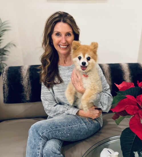 Tracy Ann Miller with Credent Wealth Management and her dog, xxxxxxxxx