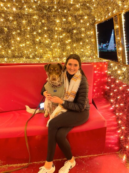 Mady Thompson, Holland Pediatric Therapy, and her dog, xxx