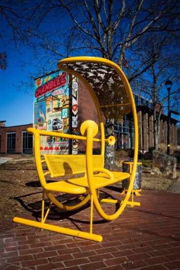 Yellow Bench by Jim Gallucci