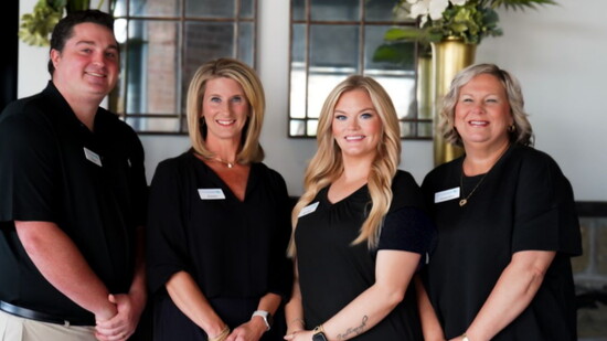 Left to right are Operations Manager Shae Donnelly, Executive Director Jamie Ramsey, Scheduling Manager Rachel Thompson and Client Care Manager Jennifer Hinds. 