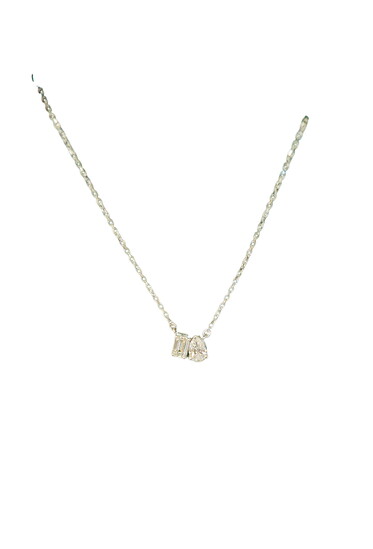 TOI ET MOI DIAMOND NECKLACE White gold with lab diamonds. $2,900