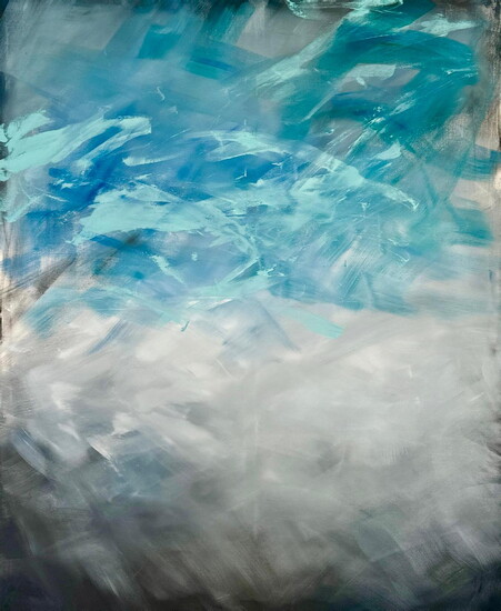 “Ypóschesi (Promise)," 60 x 72 oil on canvas by Patricia M. Dolan. (Photo courtesy of the artist)