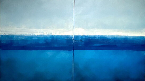 "Fysika (Naturally)," 60 x 96 inches oil on canvas by Patricia M. Dolan. (Photo courtesy of the artist)