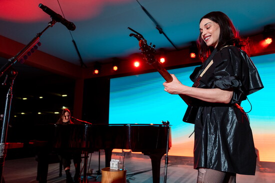 St. Vincent at Rivian's Send-Off showcase.