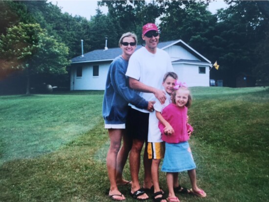 Karen Wellington with her family: Kent, Robby and Angeline.