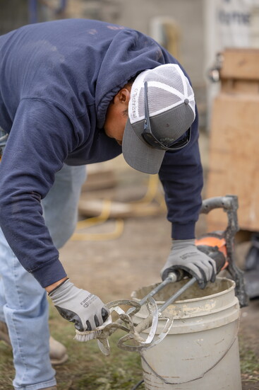 Gibraltar working onsite. Photo Credit: Kerry Paradis Photography