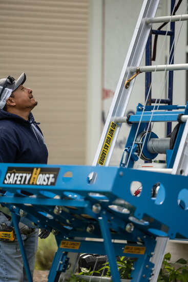 Gibraltar working onsite. Photo Credit: Kerry Paradis Photography