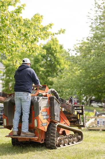 Gibraltar working onsite. Photo Credit: Kerry Paradis Photography