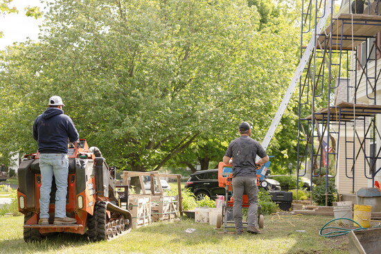 Gibraltar working onsite. Photo Credit: Kerry Paradis Photography